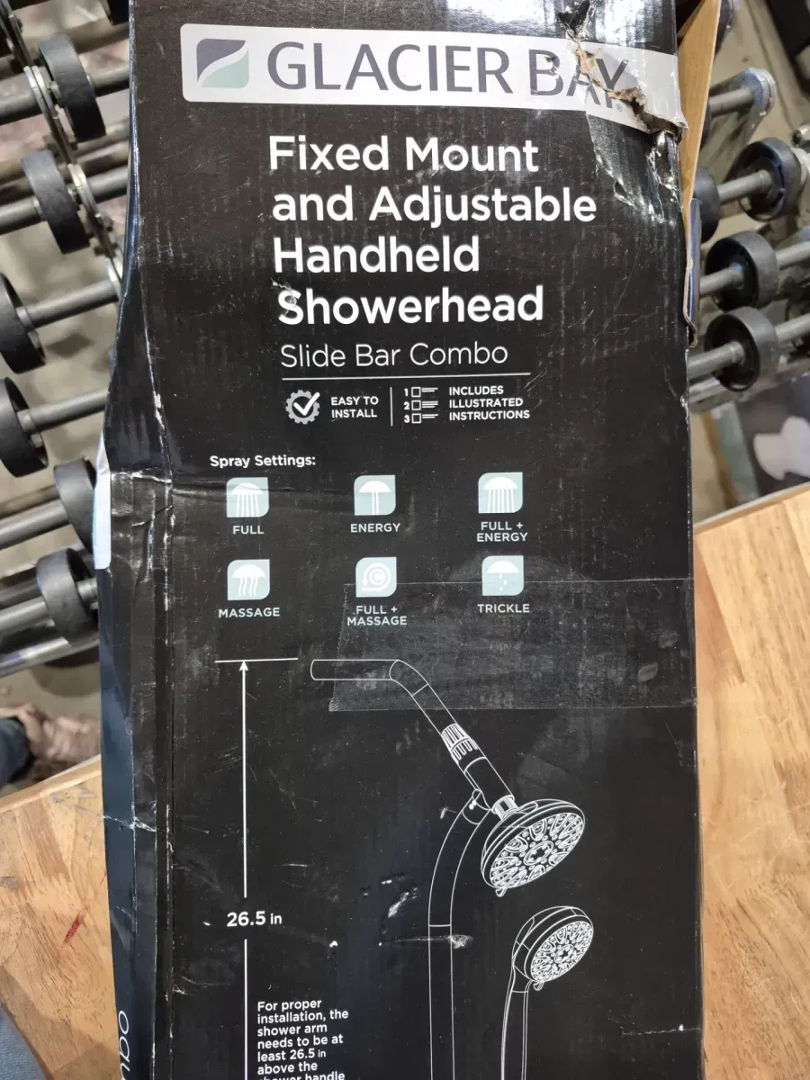 Raincan 6 -Spray Round Shower Head with Adjustable Heads in Brushed Nickel - image 3