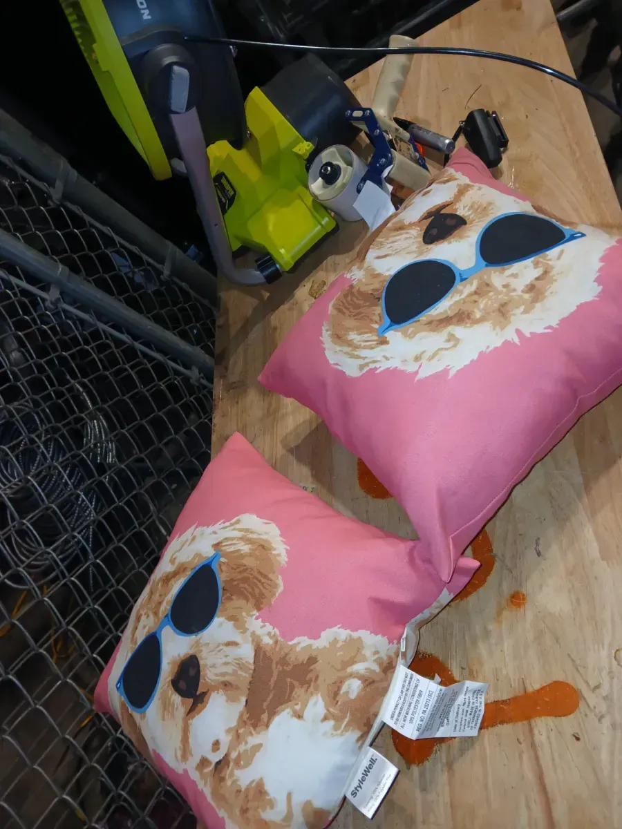 Sunglass Dog Pillow - image 3