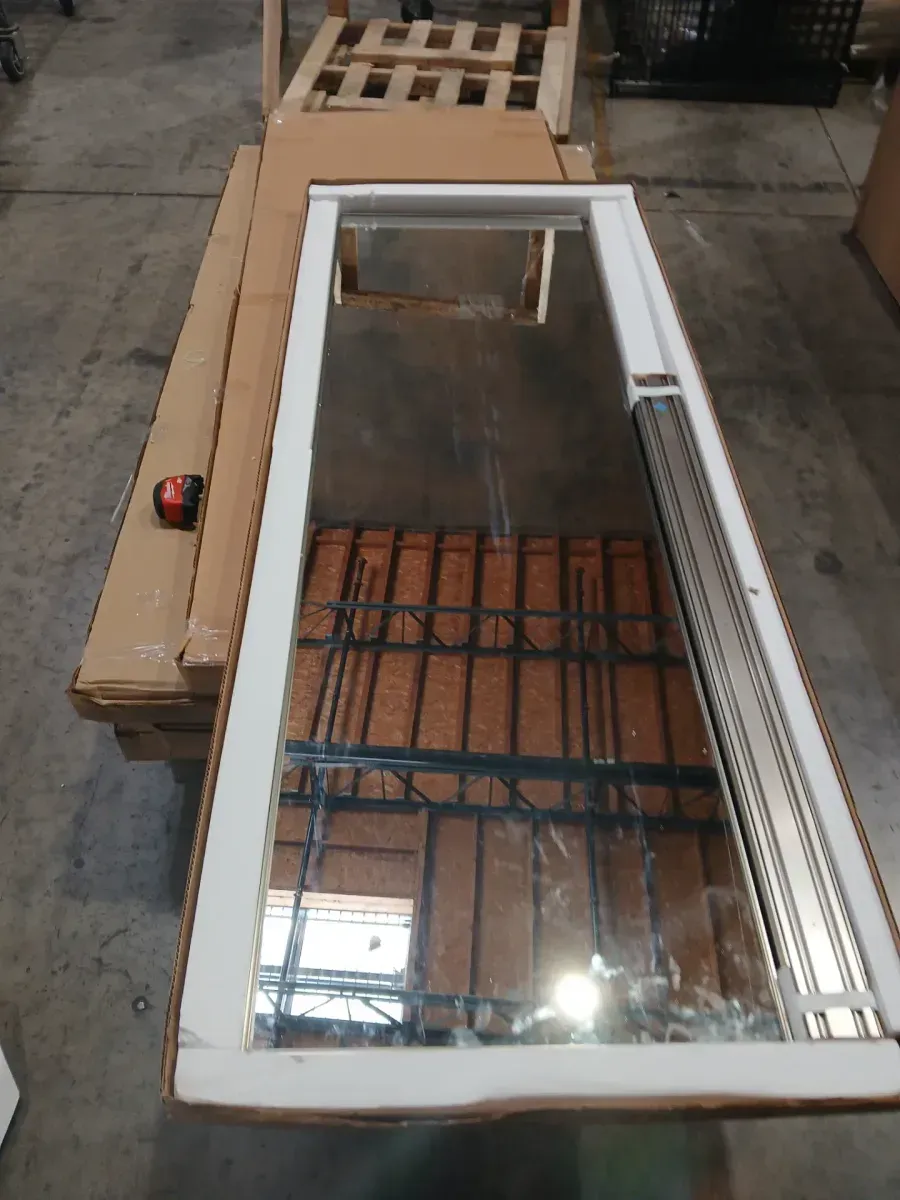 24 in x78in  inStyle Lite Brushed Nickel Aluminum Frame Mirrored Interior Sliding Closet Door - image 5