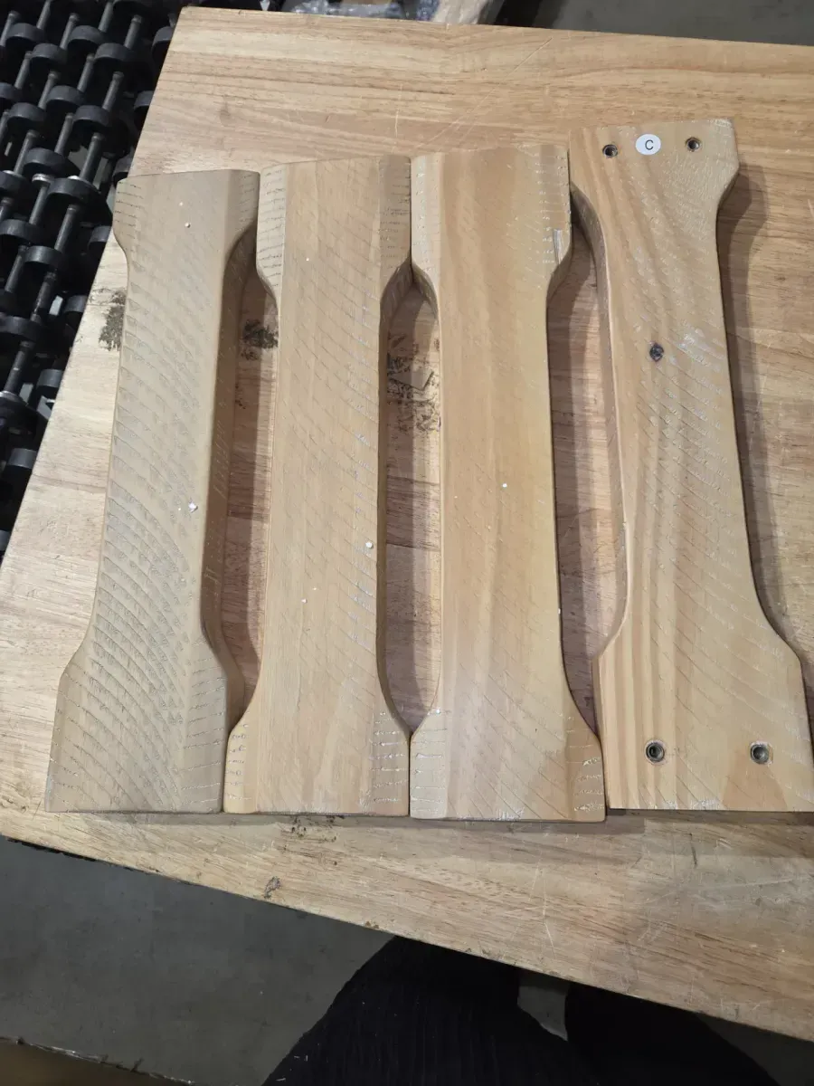 40 in. Large Curved 2 Tier Traditional Round Circle Wooden Center Coffee Table, Mid Century Rounded Table with Wheels - image 2