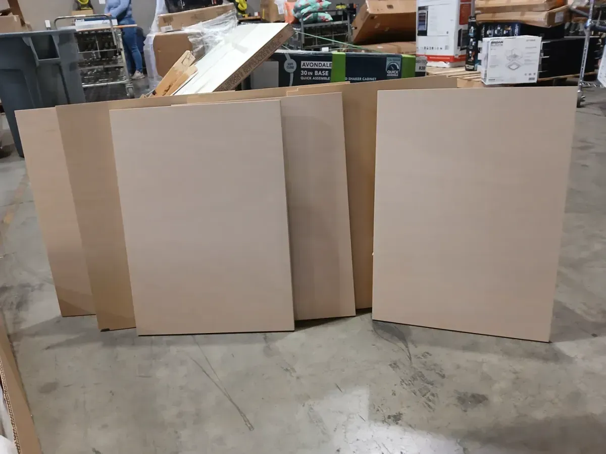 Avondale 18 in. W x 24 in. D x 96 in. H Ready to Assemble Plywood Shaker Pantry Kitchen Cabinet in Antique White - image 5