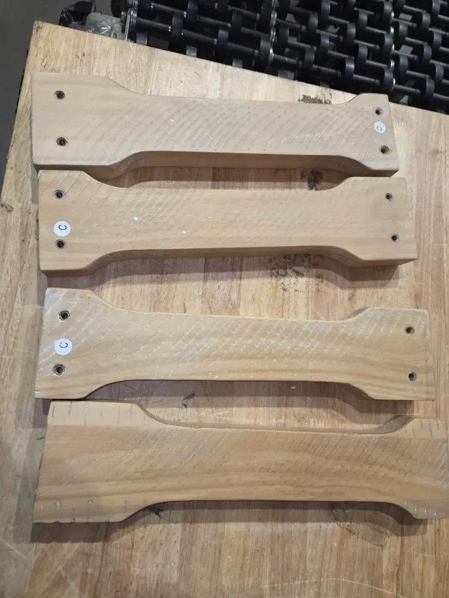 40 in. Large Curved 2 Tier Traditional Round Circle Wooden Center Coffee Table, Mid Century Rounded Table with Wheels - image 3