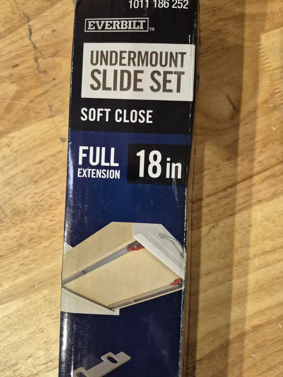 18 in. Steel Undermount Soft Close Full Extension Drawer Slide (1-pair) - image 3