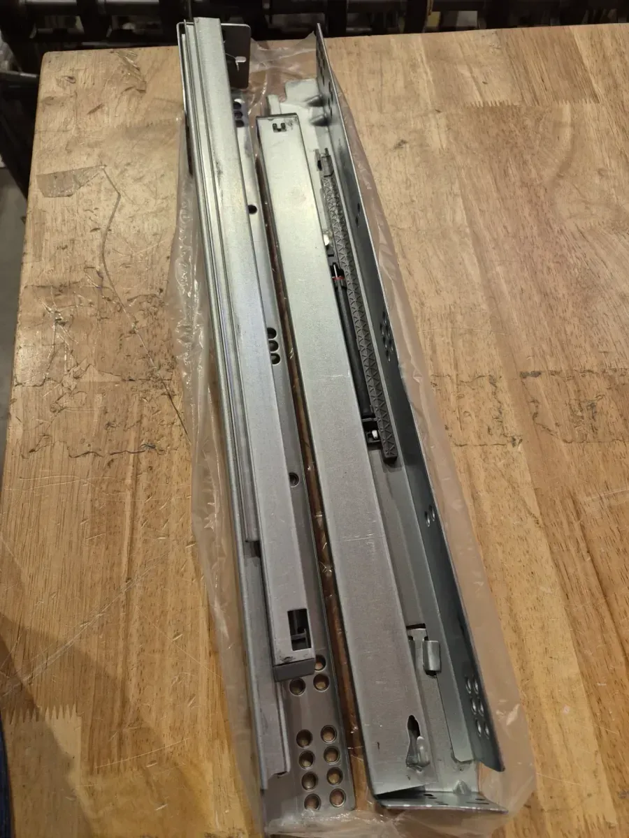 18 in. Steel Undermount Soft Close Full Extension Drawer Slide (1-pair) - image 4