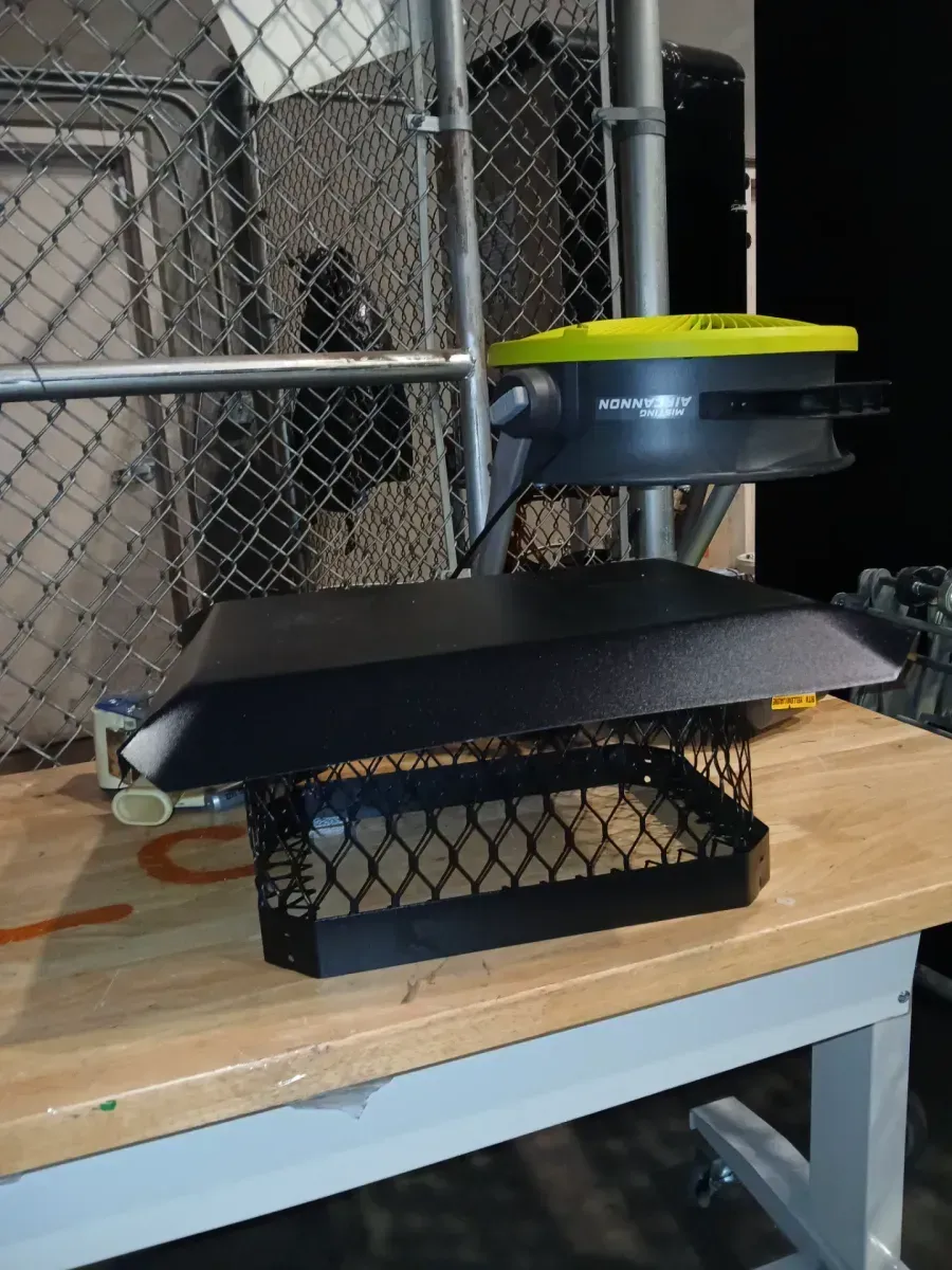 9 in. x 13 in. Mesh Chimney Cap in Galvanized Steel - image 3