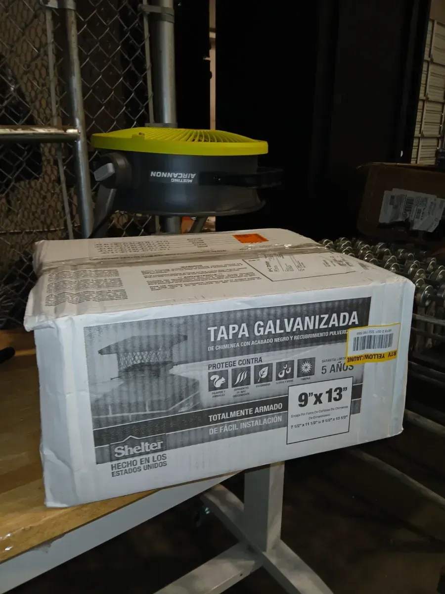 9 in. x 13 in. Mesh Chimney Cap in Galvanized Steel - image 5