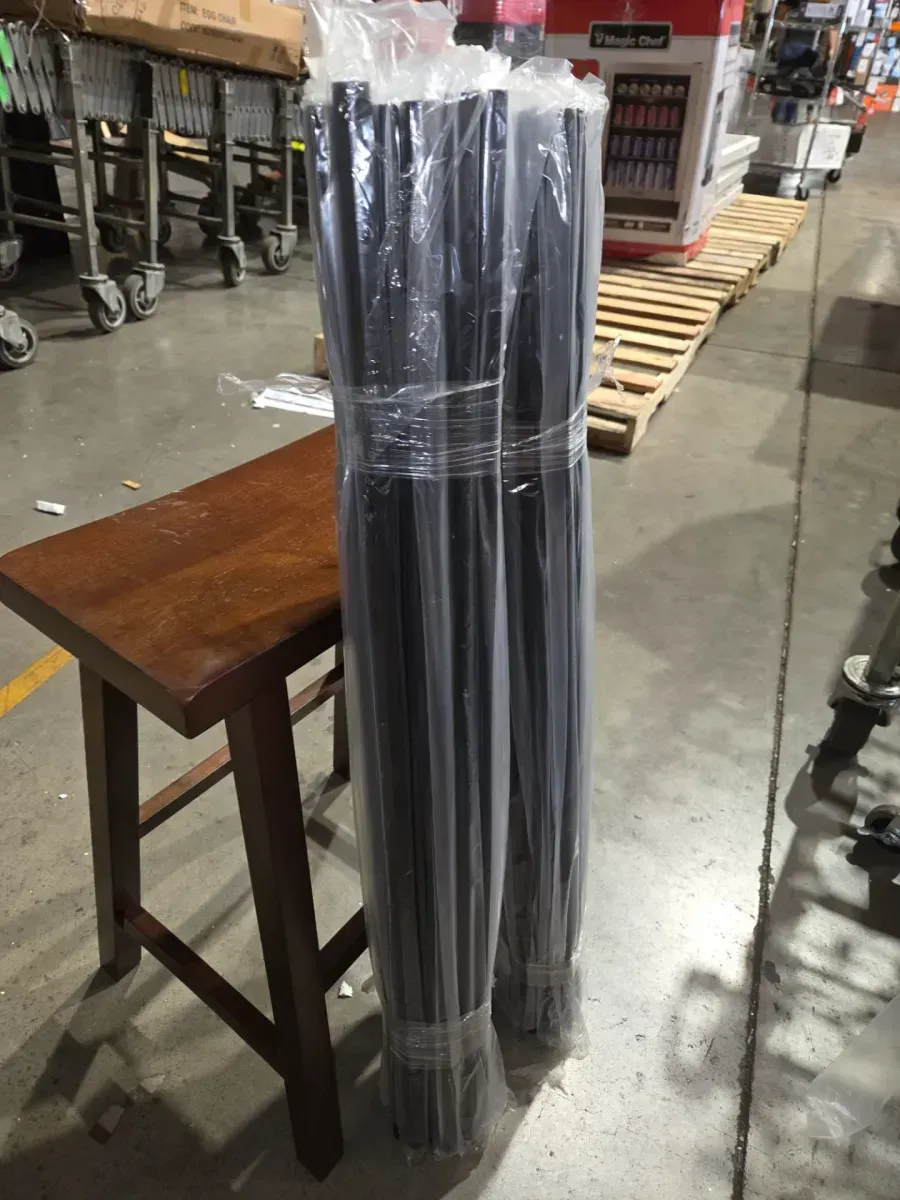 Metal Deck Balusters 36 x 3/4 Round Staircase Spindle Hollow Black 50-Pack for Railing Porch and Stairs - image 4