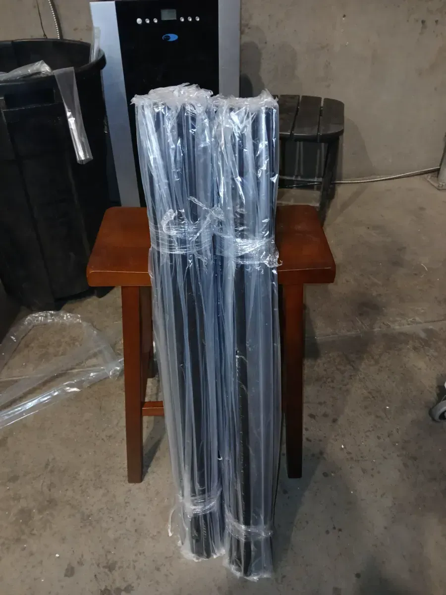 Metal Deck Balusters 36 x 3/4 Round Staircase Spindle Hollow Black 50-Pack for Railing Porch and Stairs - image 4