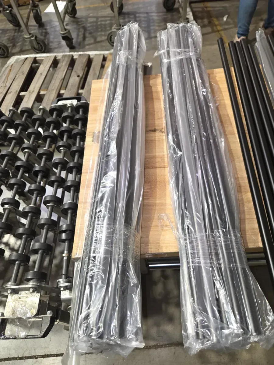 Metal Deck Balusters 36 x 3/4 Round Staircase Spindle Hollow Black 50-Pack for Railing Porch and Stairs - image 3