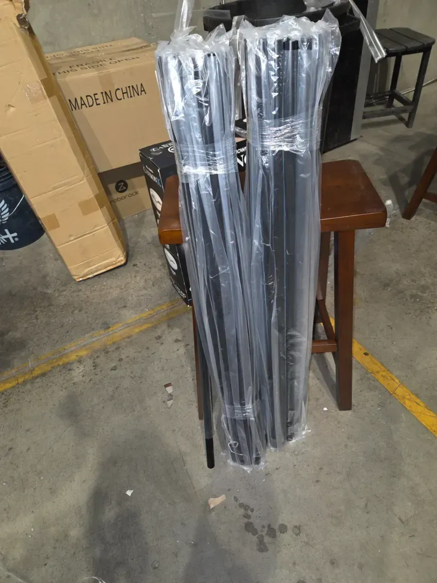 Metal Deck Balusters 36 x 3/4 Round Staircase Spindle Hollow Black 50-Pack for Railing Porch and Stairs - image 4