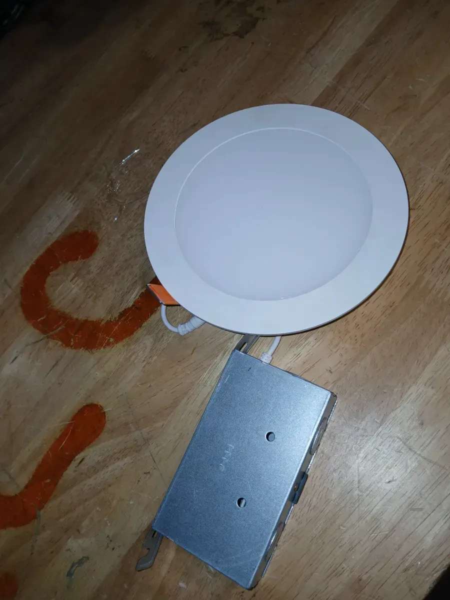 HLBSL 6 in. Can Less Integrated LED, 900 Lumens, 5CCT, White - image 2