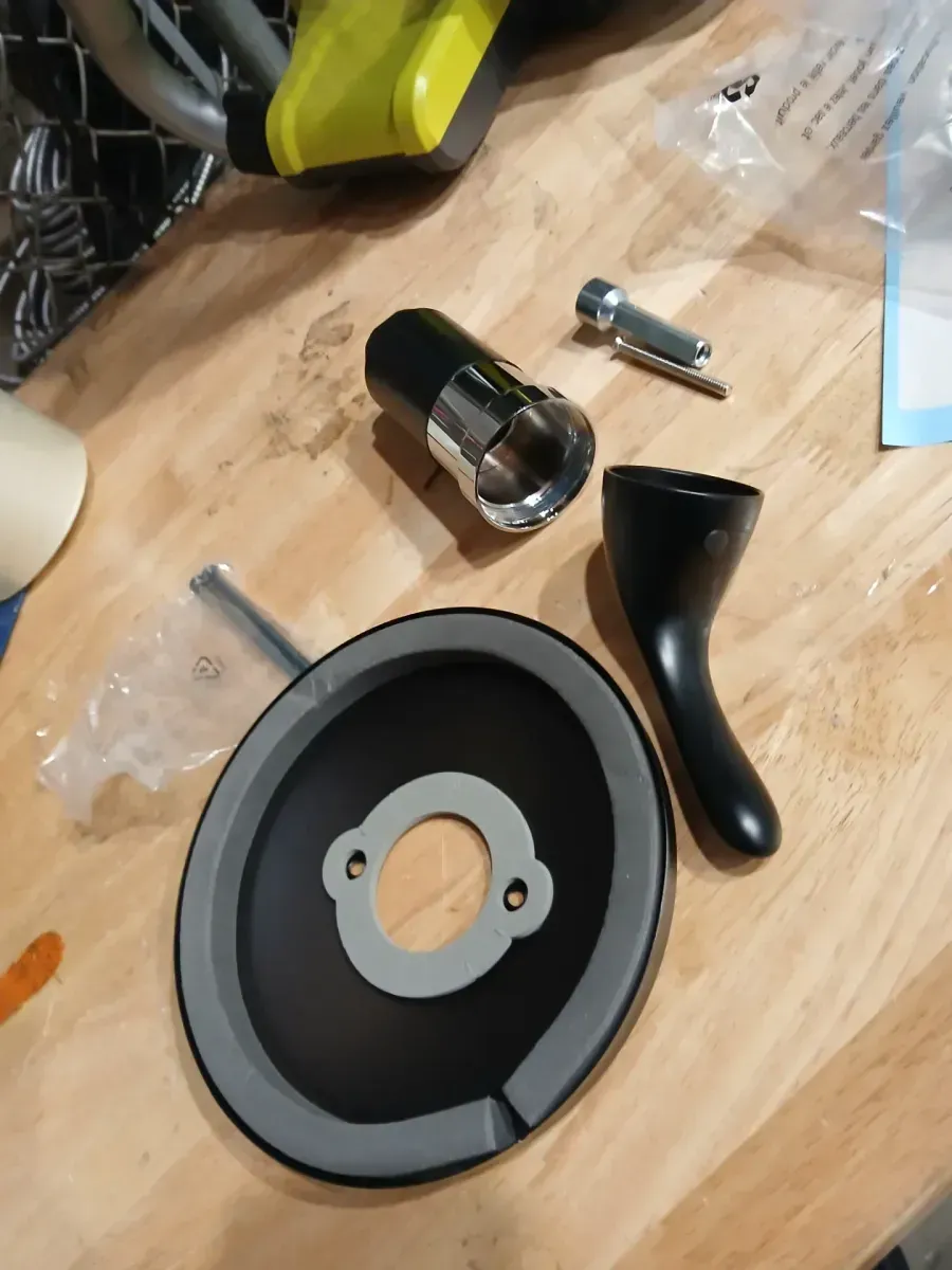 Tub Shower Trim Kit Matte Black - image 4