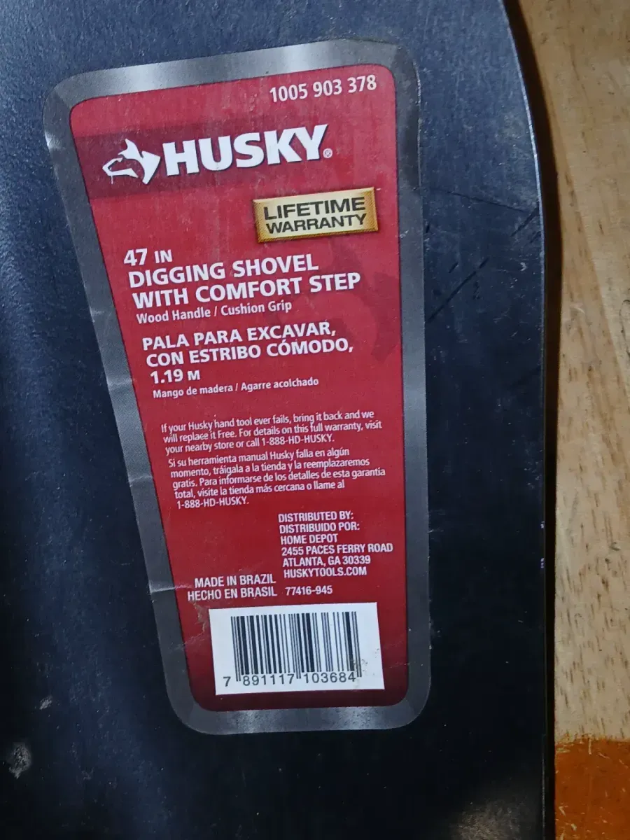 47 in. L Wood Handle Carbon Steel Digging Shovel with Grip - image 6