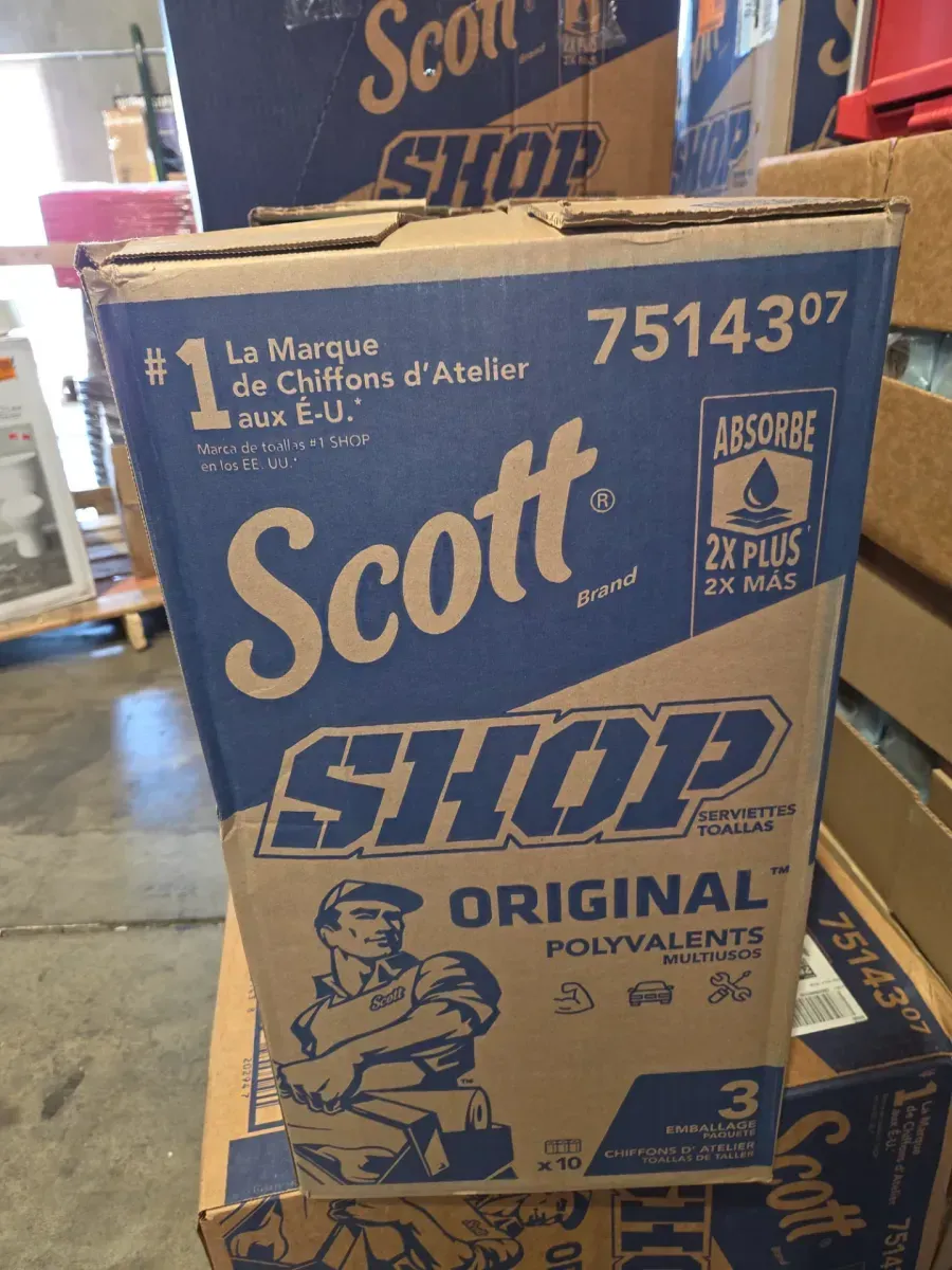 Scott Shop Towels Original, 3 Rolls per Box (Model 75143) - image 2