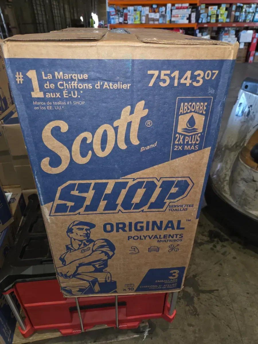 Case of Scott Original Multi-Purpose Shop Towels (10 x 3-Packs) - image 2