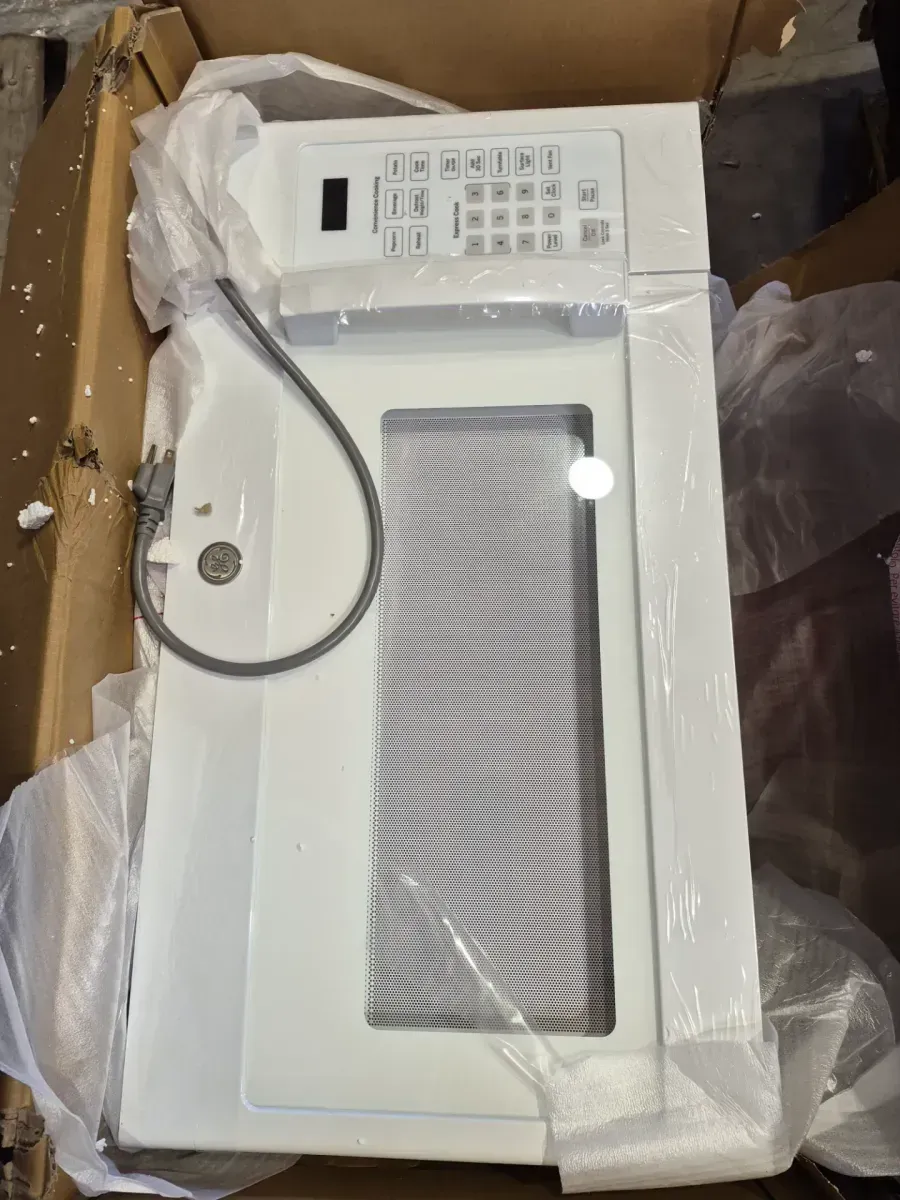 GE 1.6 cu. ft. Over-the-Range Microwave Oven in White (JVM3160DFWW) - image 4