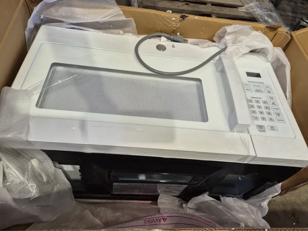 GE 1.6 cu. ft. Over-the-Range Microwave Oven in White (JVM3160DFWW) - image 5