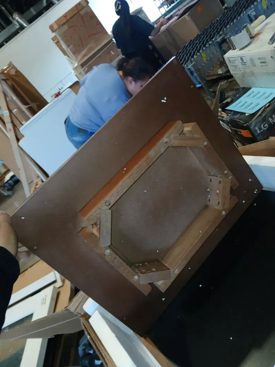 Barrett 2-Drawer Walnut Brown Nightstand (23.7 in. H x 18.7 in. W x 15.7 in. D) - image 5