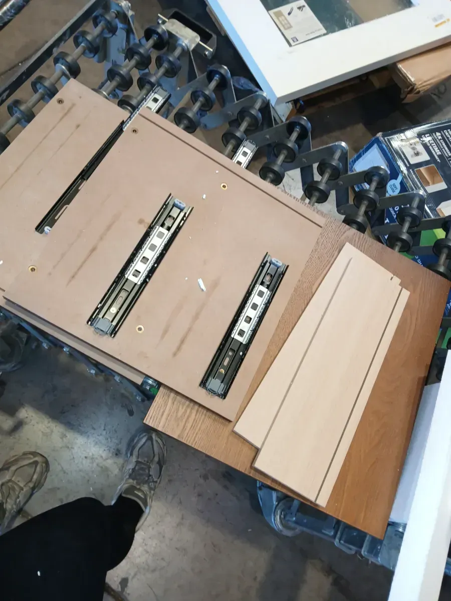 Barrett 2-Drawer Walnut Brown Nightstand (23.7 in. H x 18.7 in. W x 15.7 in. D) - image 10