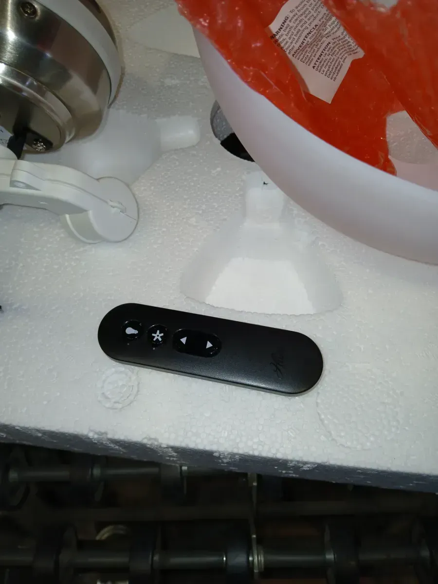 Channing 54 in. Hunter Express Indoor Brushed Nickel Ceiling Fan with Remote and Light Kit Included - image 7