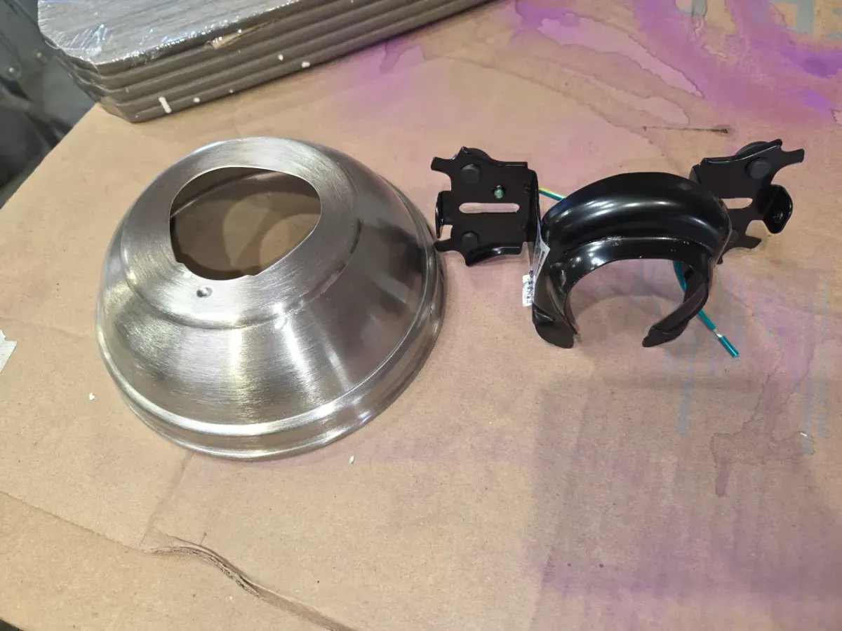 Channing 54 in. Hunter Express Indoor Brushed Nickel Ceiling Fan with Remote and Light Kit Included - image 4