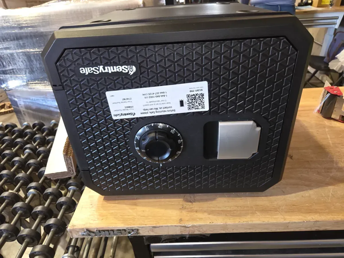 0.81 cu. ft. Waterproof and Fireproof Safe for Home with Key Hooks and Door Pockets - image 2