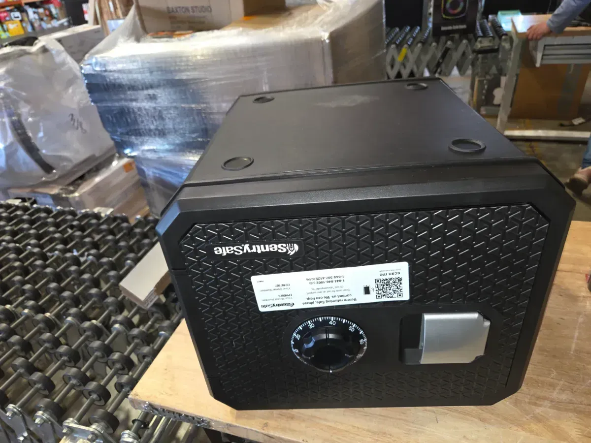 0.81 cu. ft. Waterproof and Fireproof Safe for Home with Key Hooks and Door Pockets - image 4