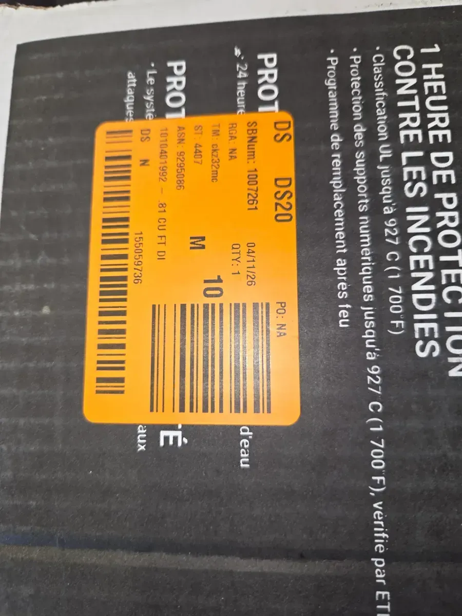 0.81 cu. ft. Waterproof and Fireproof Safe for Home with Key Hooks and Door Pockets - image 6