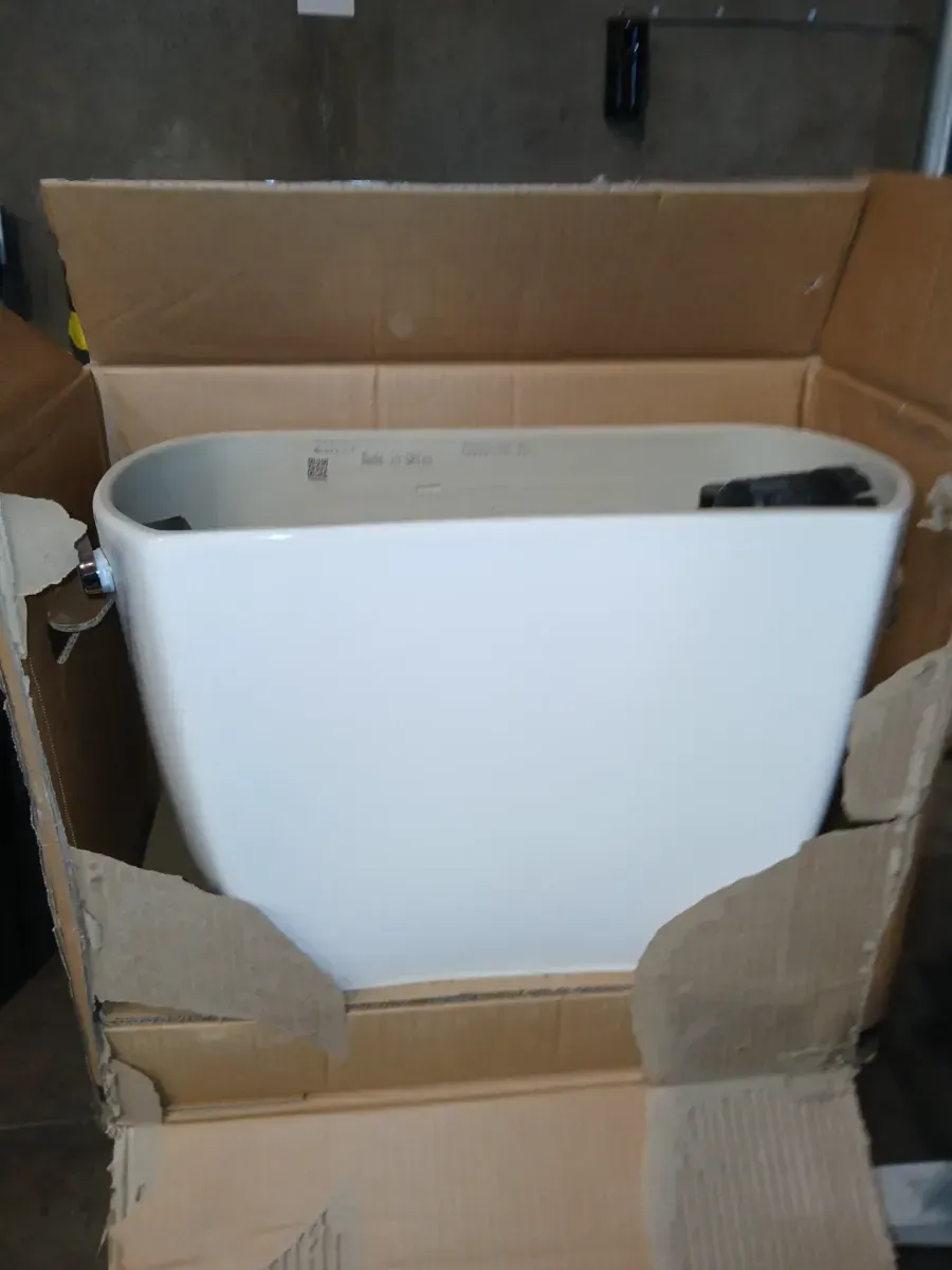 Yorkville Pressure-Assisted 1.6 GPF Single Flush Toilet Tank Only in White - image 2