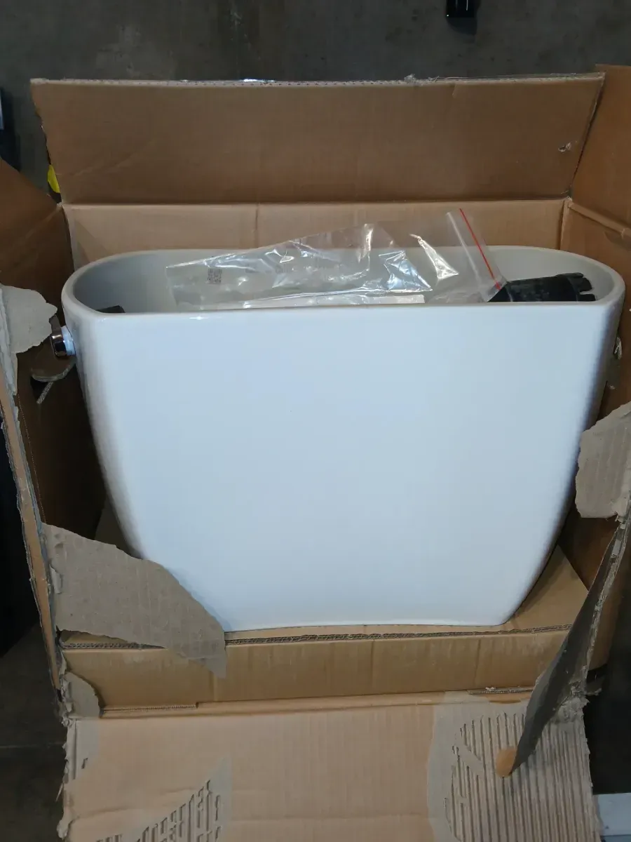 Yorkville Pressure-Assisted 1.6 GPF Single Flush Toilet Tank Only in White - image 4