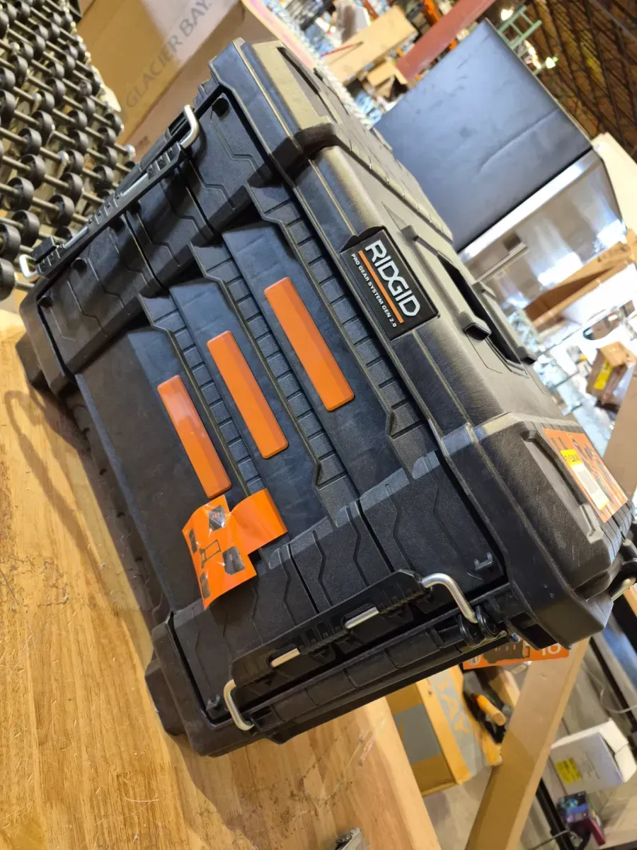 RIDGID Pro Gear System Gen 2.0 14.6 in. W Black Resin XL 3 Drawer Durable Hand Tool Box with Dividers For Internal Organization - image 3