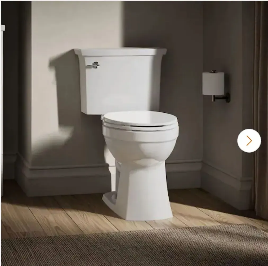Kohler Elmbrook The Complete Solution 2-Piece Elongated Toilet in White - image 1