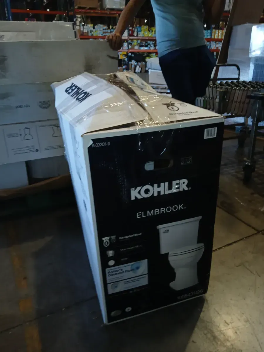 Kohler Elmbrook The Complete Solution 2-Piece Elongated Toilet in White - image 6