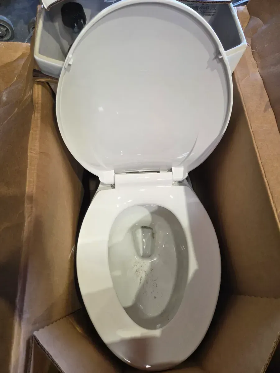 Pure Wash E580 Electric Bidet Seat and Elmbrook 12 in. Toilet with Soft Close Seat Combo - image 2
