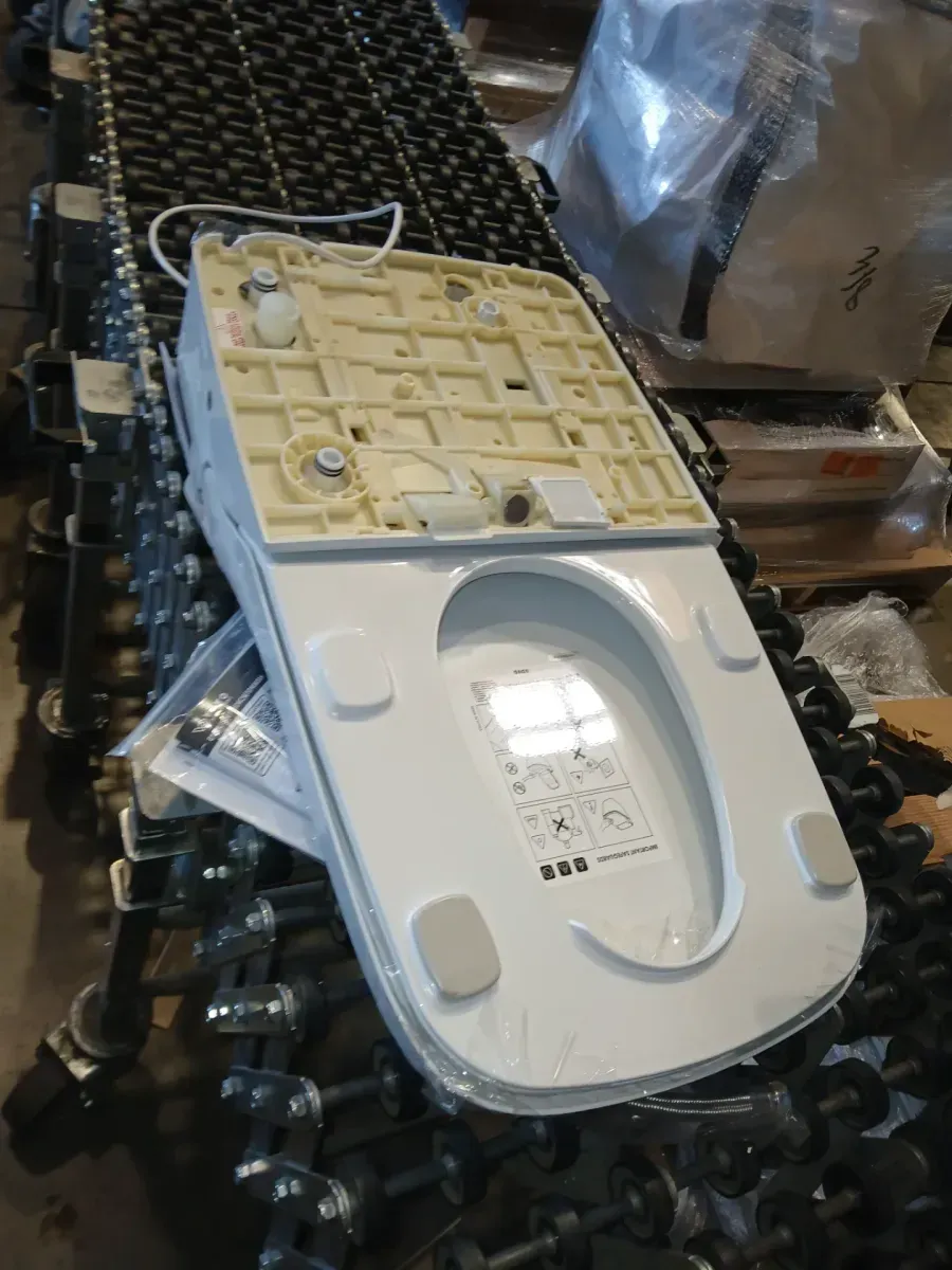 Stylement Tankless Smart Bidet One Piece Toilet Square in White, UV LED, Auto Flush, Heated Seat, Made in Korea - image 6