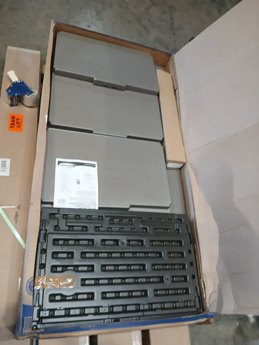 Plastic Freestanding Garage Cabinet in Platinum (30 in. W x 72 in. H x 20 in. D) - image 3