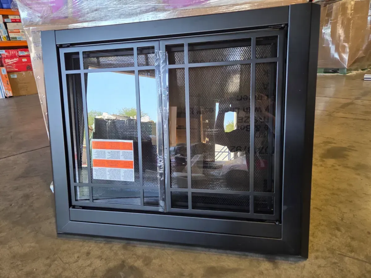 Fenwick Large Glass Fireplace Doors - image 2