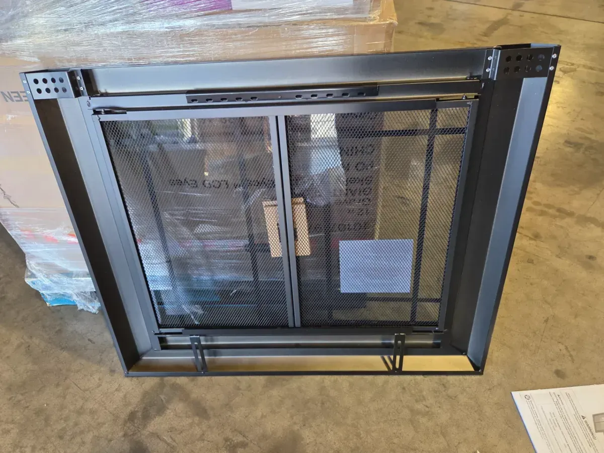 Fenwick Large Glass Fireplace Doors - image 3