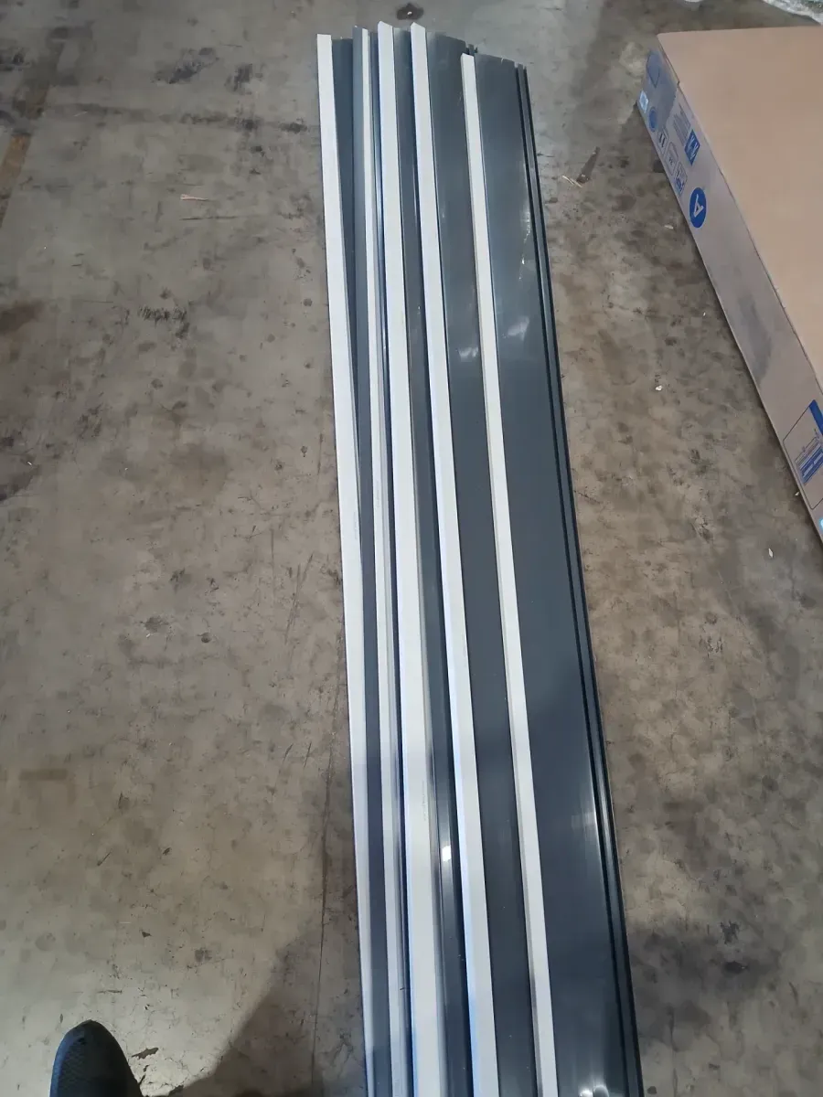 PVC Slatwall 8 ft. x 4 ft. Charcoal  - image 3