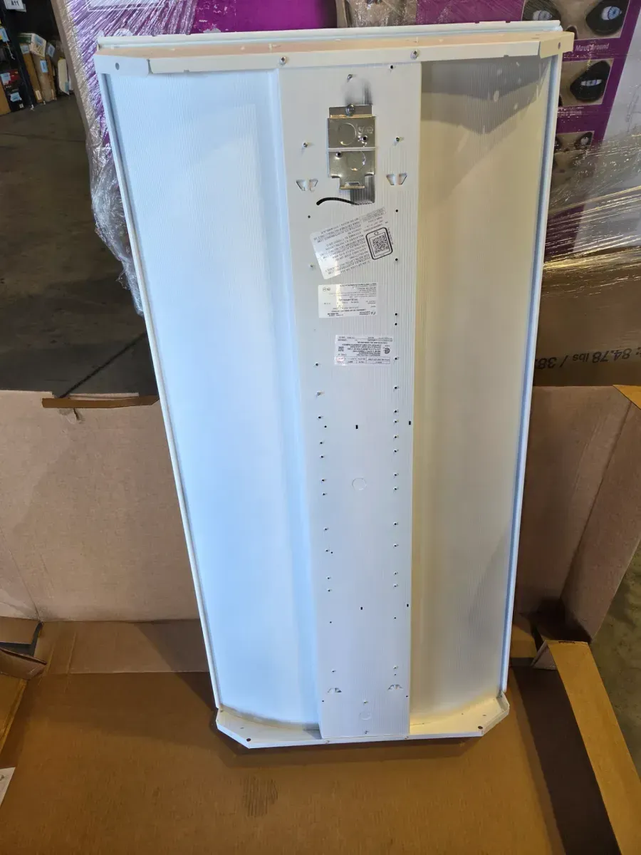 2X4 White/Clear Integrated LED Troffer Light 22W/28W/34W 3500K-5000K for Office School Hospital Retail Space-Single Pack - image 2