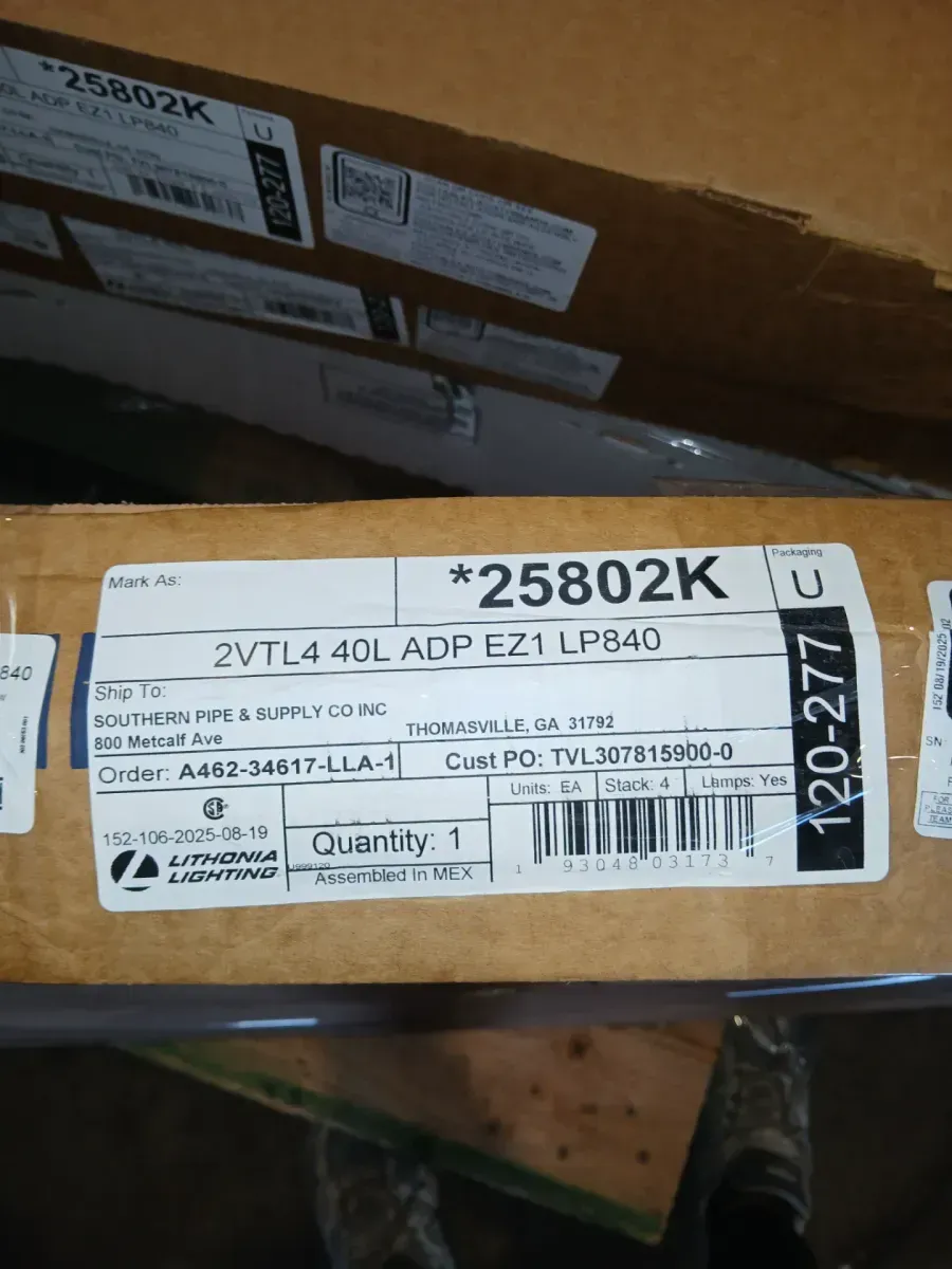 Lithonia 2VTL4 40L ADP EZ1 LP840 2x4 LED Recessed Troffer 4501 Lumens 33 Watt 4000K - image 5