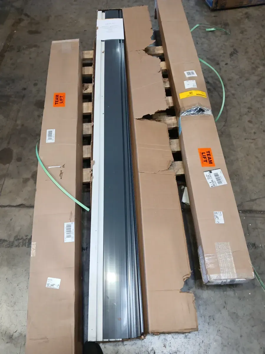 PVC Slatwall 8 ft. x 4 ft. Charcoal  - image 3