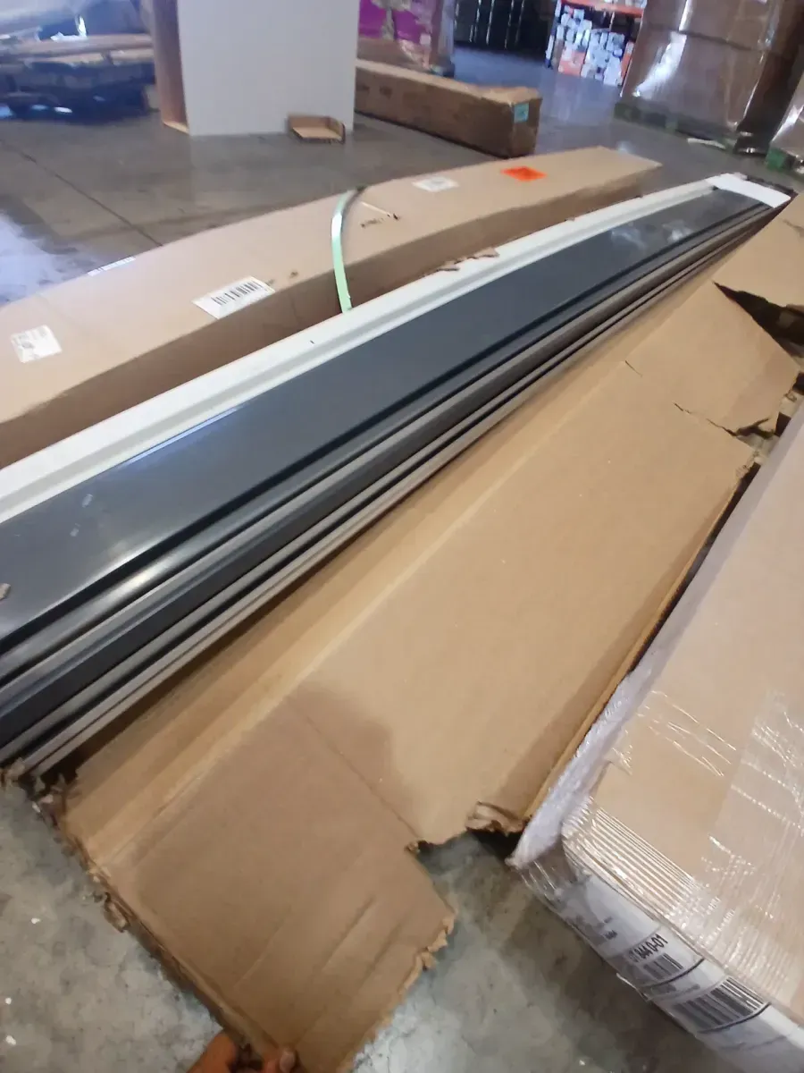 PVC Slatwall 8 ft. x 4 ft. Charcoal  - image 4