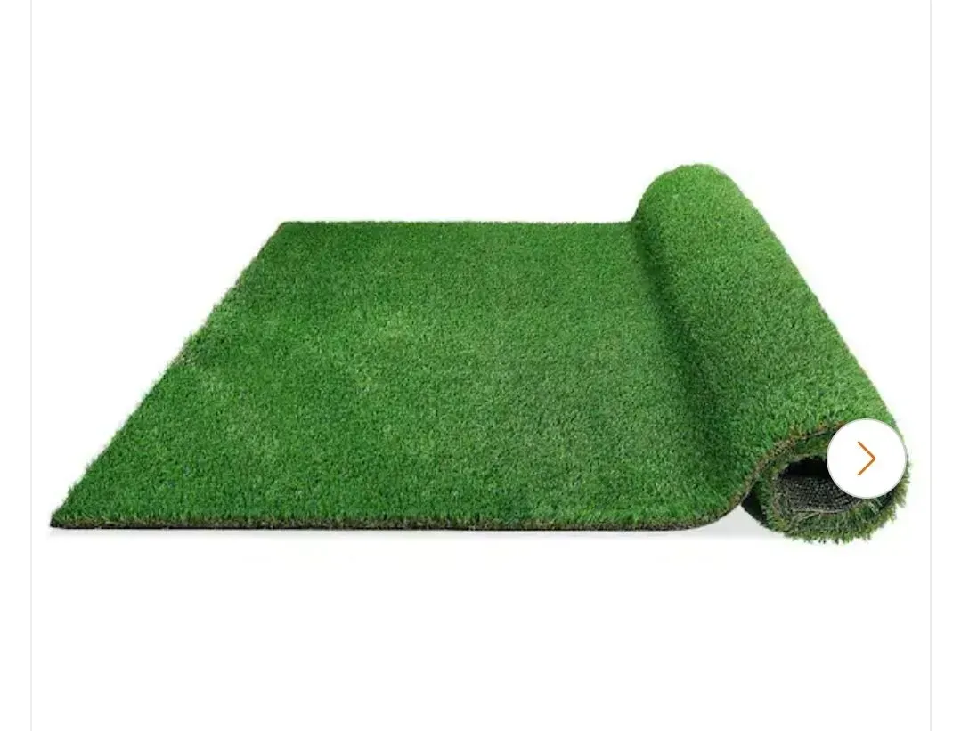 11 ft. x 5 ft. Green Artificial Turf Grass Rug, Fake Grass Mat Lawn Roll for Dogs Garden Indoor Outdoor Decor - image 1