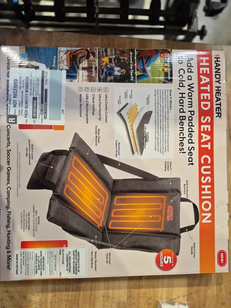 HANDY HEATER Portable Heated Seat Cushion - image 4