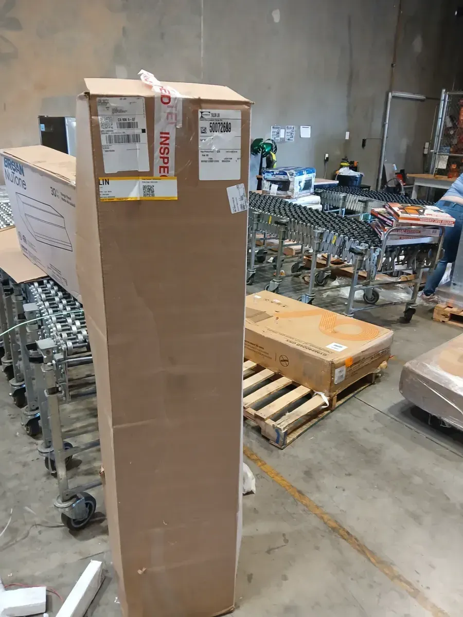 Binary Code Gray and Blue 11.625 in. x 11.625 in. Interlocking Glass and Metal Mosaic Tile (14.22 sq. ft./Case) - image 2