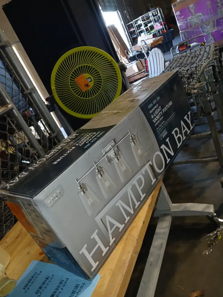 Hampton Bay Wakefield 31 in. 4-Light Chrome Vanity Light - image 4