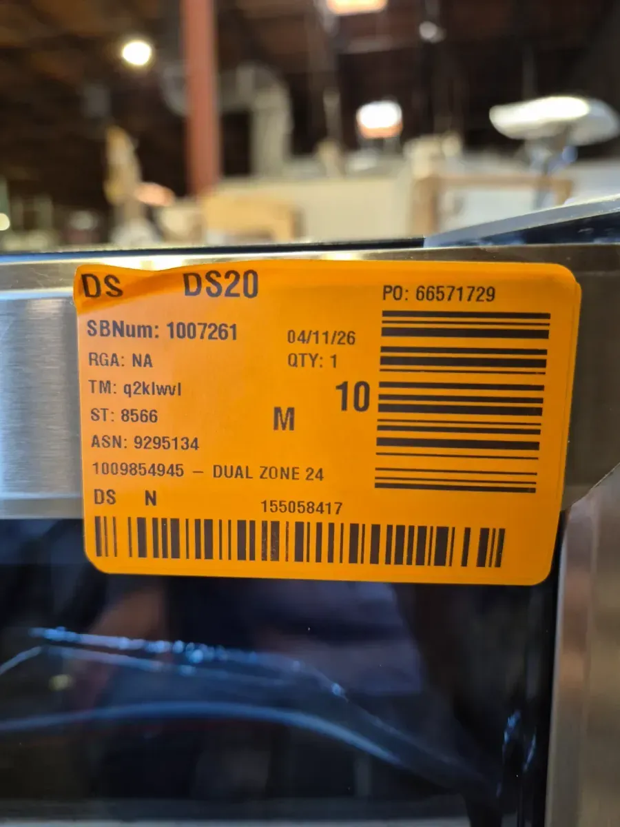 *** Damaged door handles*** Dual Zone 24 in.18-Bottle Wine and 88-Can Built-In and Freestanding Beverage Cooler, Stainless Steel - image 2