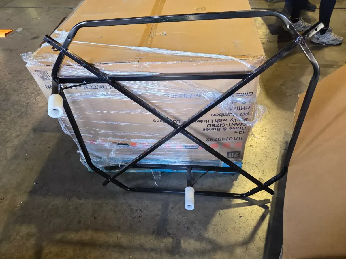 60 in. Halloween Life Size Hanging Skeleton - image 2