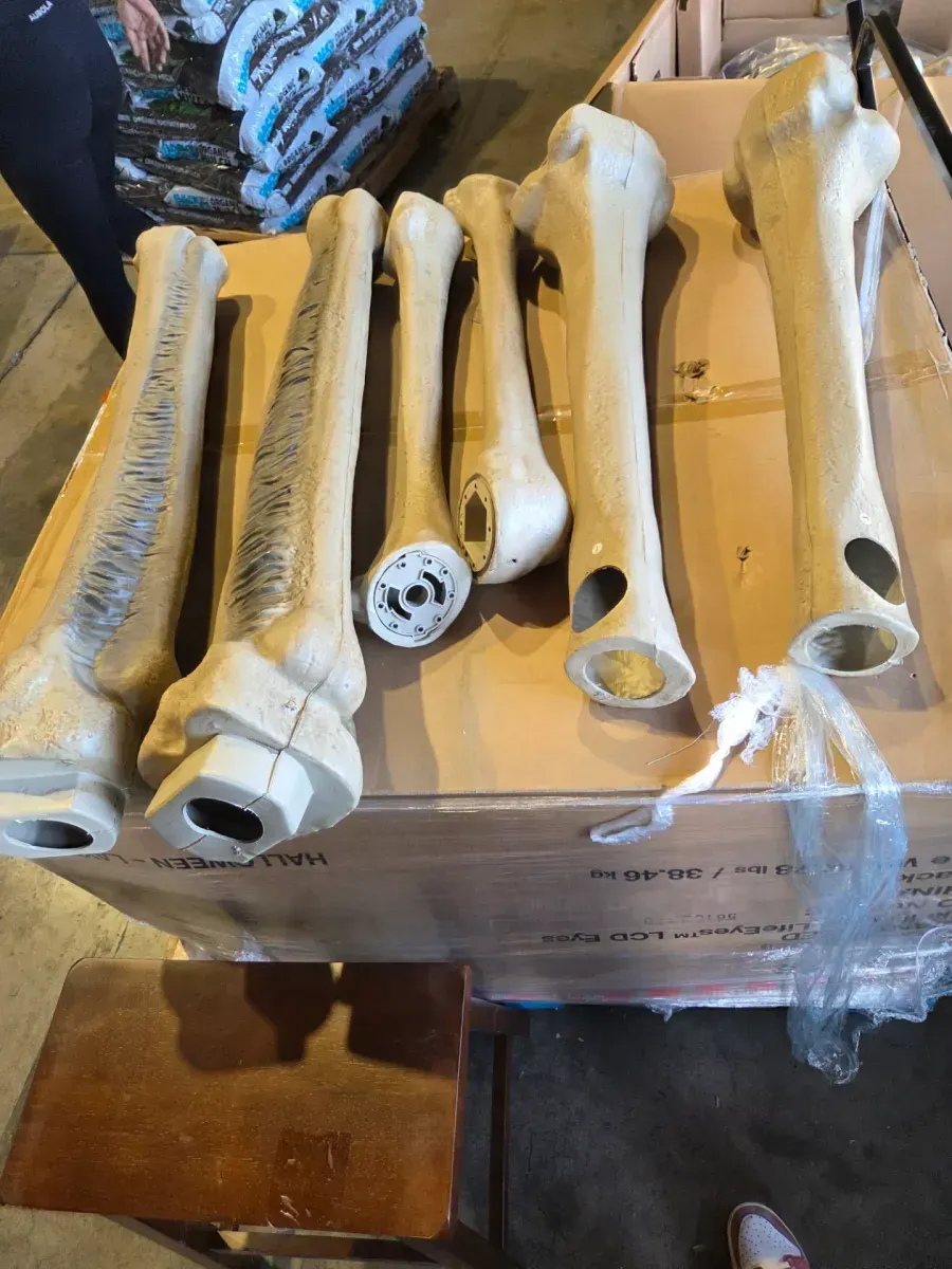 60 in. Halloween Life Size Hanging Skeleton - image 3